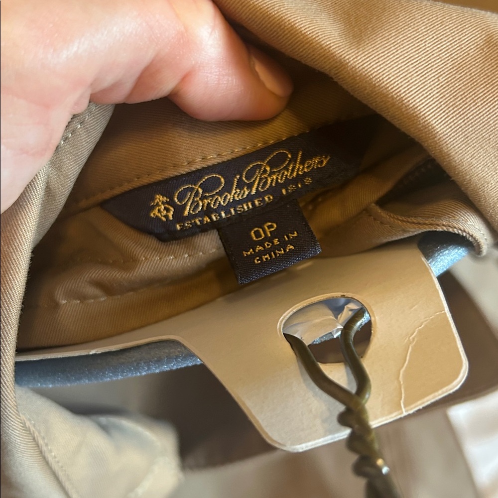 Brooks Brothers Tan Trench Coat - Picture 4 of 6